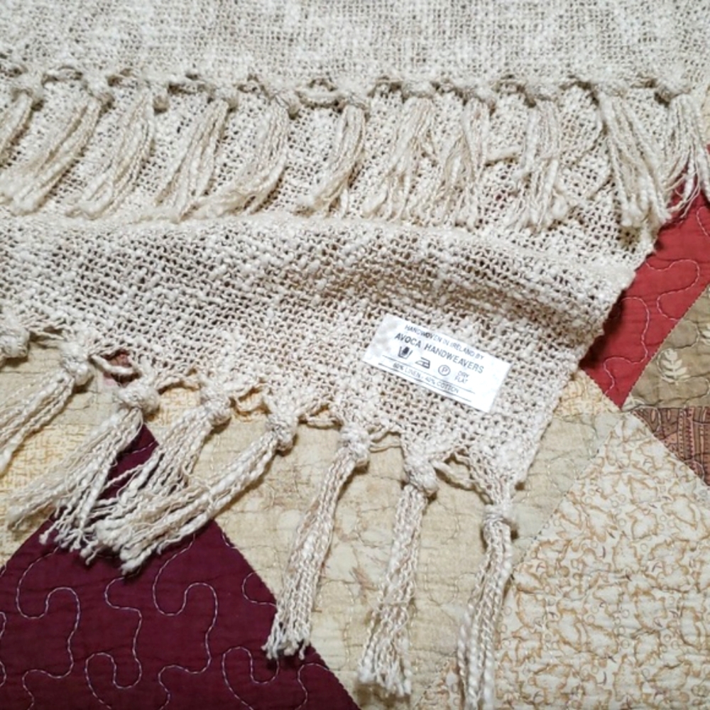 Linen Cotton Slubby Scarf Wrap